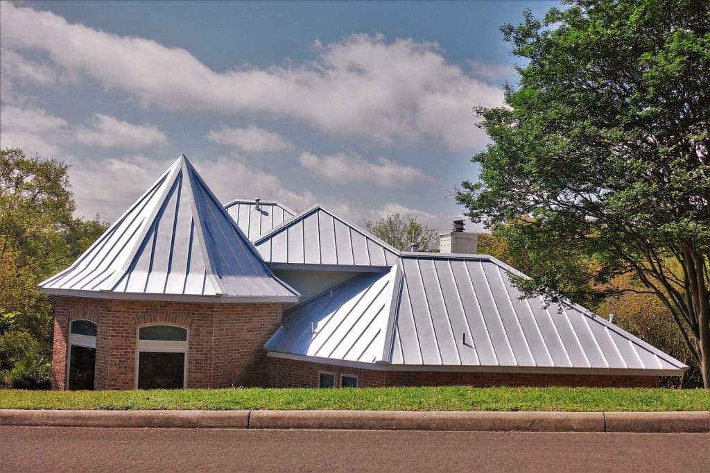 bright metal roof