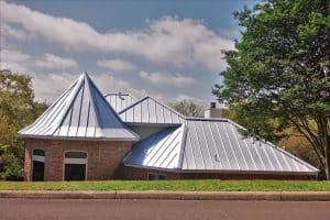 bright metal roof